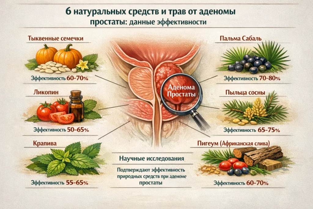 6 натуральных средств и трав от аденомы простаты 6 натуральных средств и трав от аденомы простаты