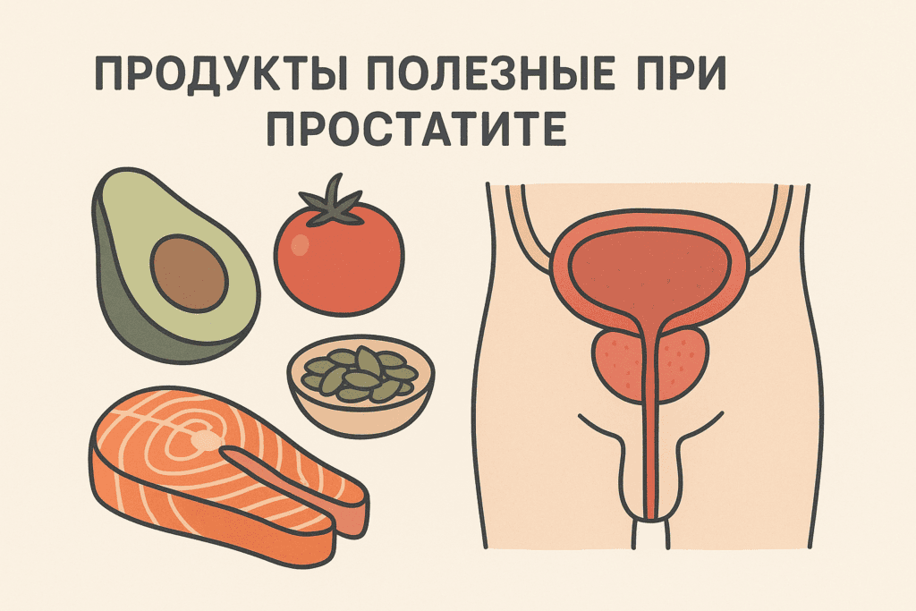 Диета при простатите: полезные продукты и вредные Диета при простатите: полезные продукты и вредные