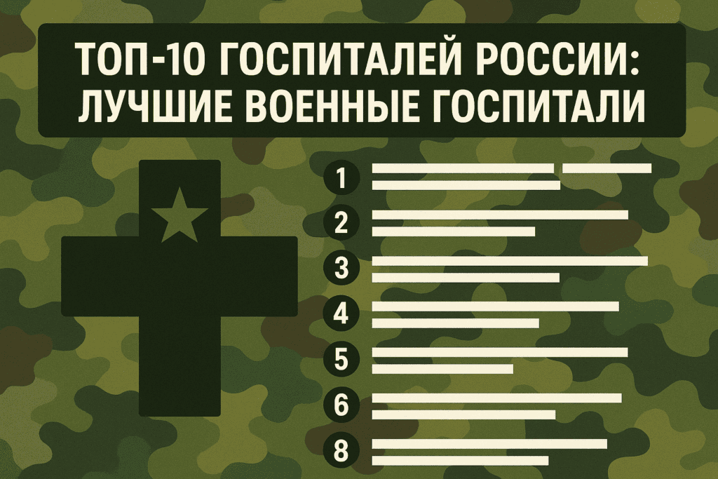 ТОП-10 госпиталей России: лучшие военные госпитали