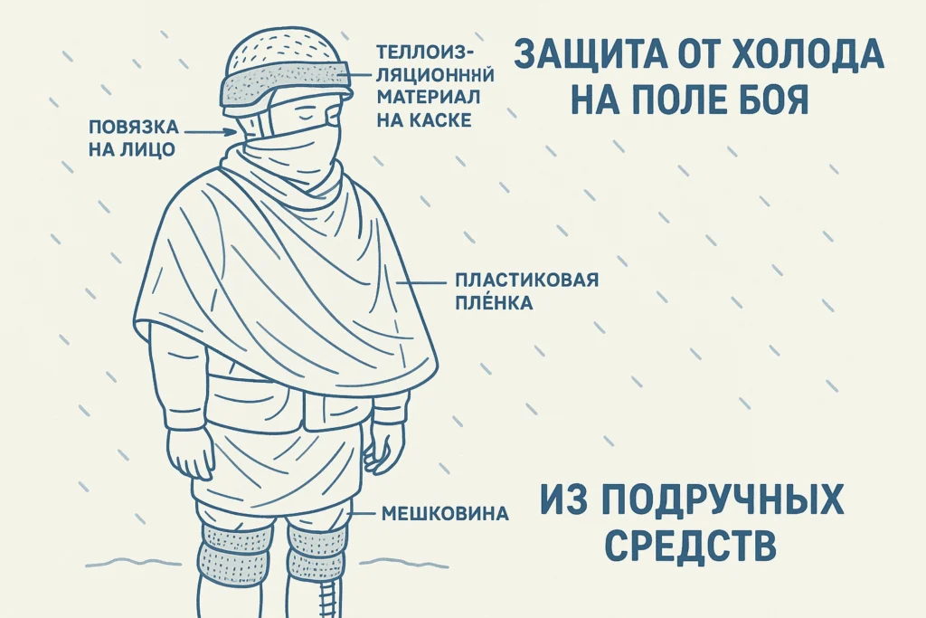 Защита от холода на поле боя из подручных средств Защита от холода на поле боя из подручных средств
