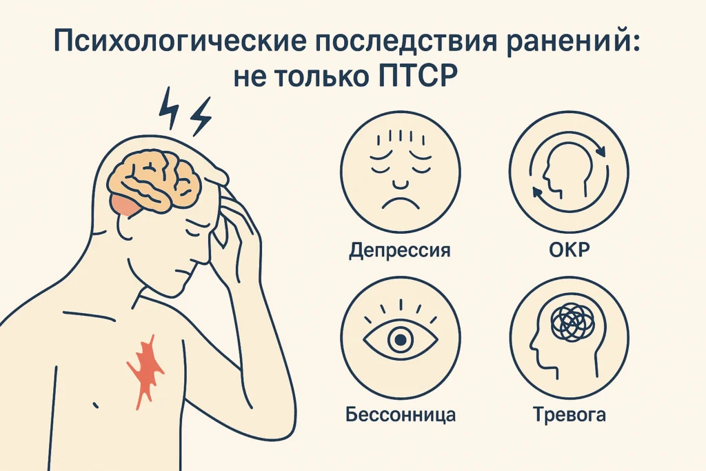 Психологические последствия ранений: не только ПТСР Психологические последствия ранений: не только ПТСР