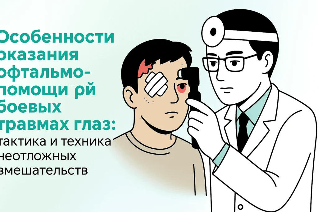 Особенности оказания офтальмологической помощи при боевых травмах глаз: тактика и техника неотложных вмешательств Особенности оказания офтальмологической помощи при боевых травмах глаз: тактика и техника неотложных вмешательств