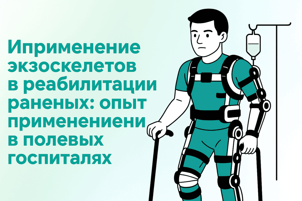 Применение экзоскелетов в реабилитации раненых: опыт использования в полевых госпиталях Применение экзоскелетов в реабилитации раненых: опыт использования в полевых госпиталях