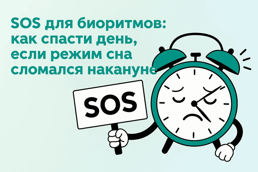 Как спасти день, если режим сна сломался накануне Как спасти день, если режим сна сломался накануне