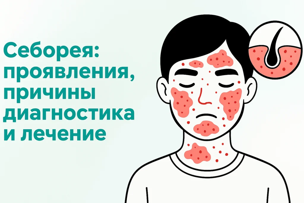 Себорея: проявления, причины, диагностика и лечение Себорея: проявления, причины, диагностика и лечение
