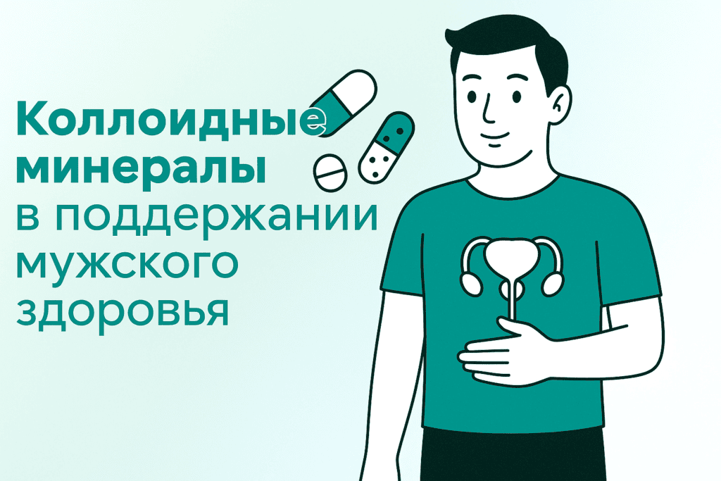 Коллоидные минералы в поддержании здоровья простаты Коллоидные минералы в поддержании здоровья простаты