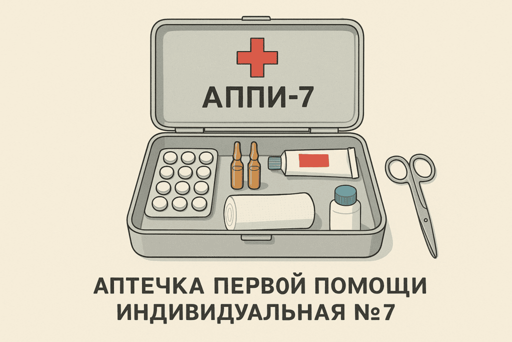 АППИ-7 (Аптечка Первой Помощи Индивидуальная №7): ?