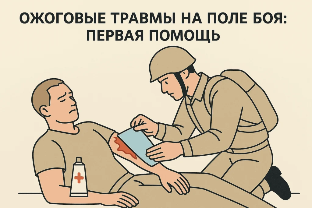 Ожоговые травмы на поле боя: первая помощь Ожоговые травмы на поле боя: первая помощь