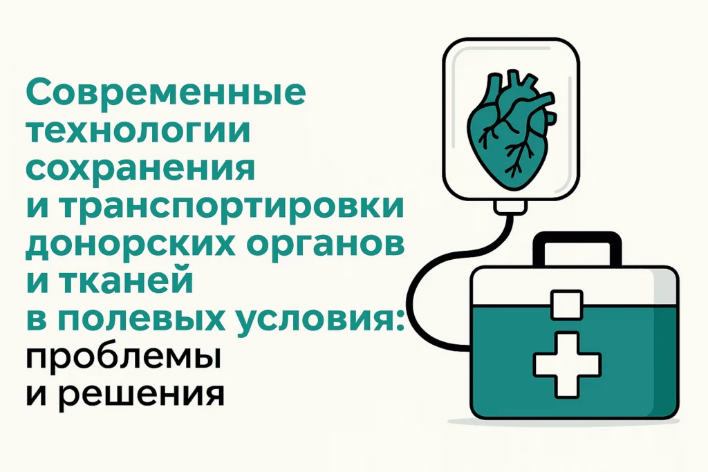 Современные технологии сохранения и транспортировки донорских органов и тканей в полевых условиях: проблемы и решения Современные технологии сохранения и транспортировки донорских органов и тканей в полевых условиях: проблемы и решения