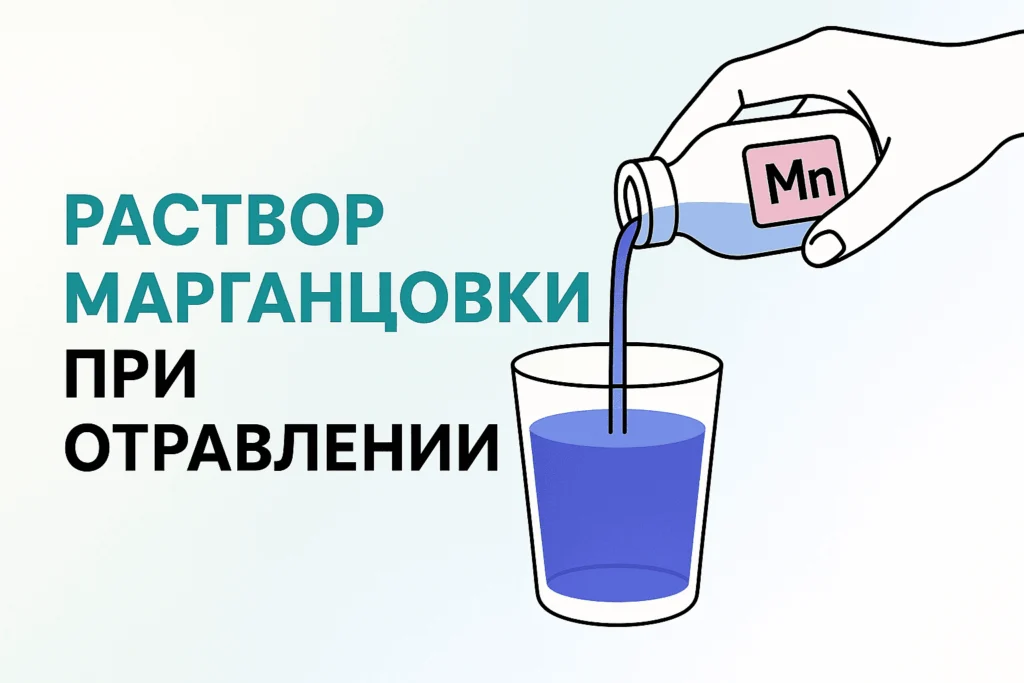 Раствор марганцовки при отравлении: эффективность и правила Раствор марганцовки при отравлении: эффективность и правила