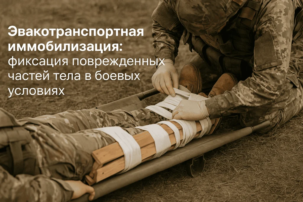 Эвакотранспортная иммобилизация: фиксация поврежденных частей тела Эвакотранспортная иммобилизация: фиксация поврежденных частей тела