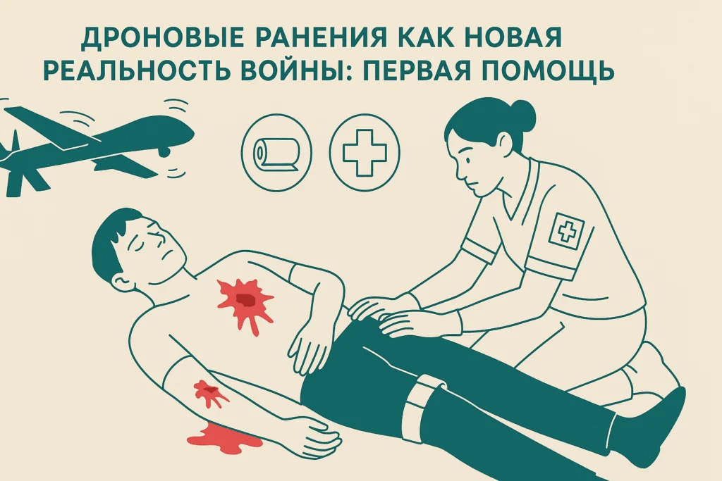 Дроновые ранения как новая реальность войны: первая помощь Дроновые ранения как новая реальность войны: первая помощь