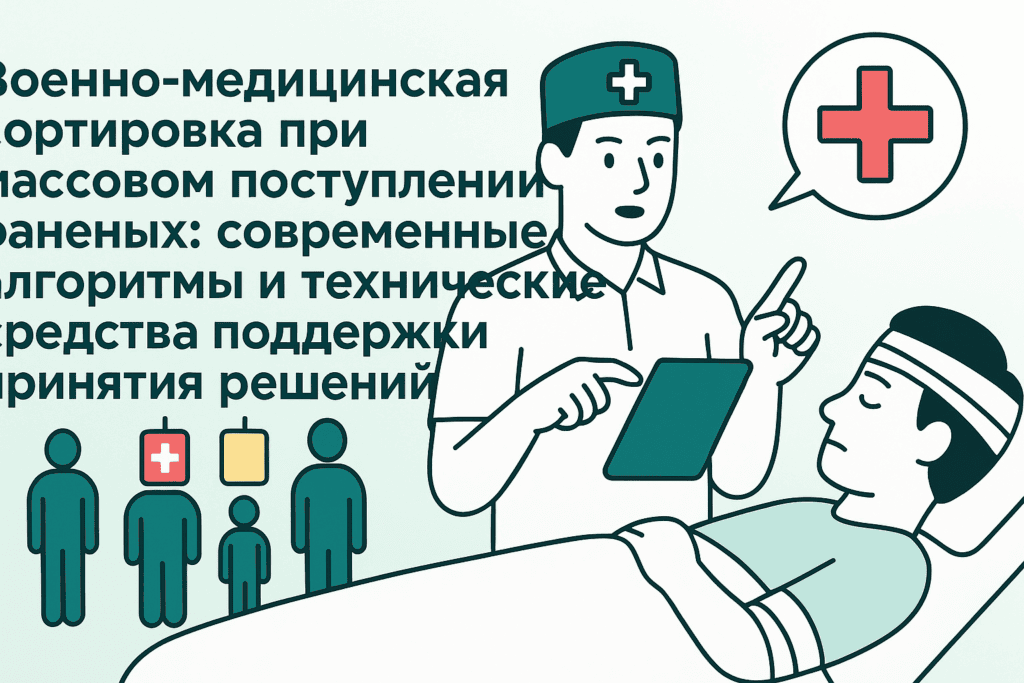 Военно-медицинская сортировка при массовом поступлении раненых: современные алгоритмы и технические средства поддержки принятия решений Военно-медицинская сортировка при массовом поступлении раненых: современные алгоритмы и технические средства поддержки принятия решений