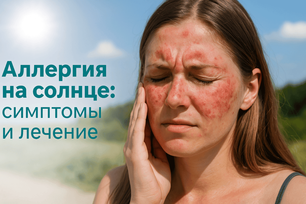 Аллергия на солнце (фотодрематит): симптомы и лечение