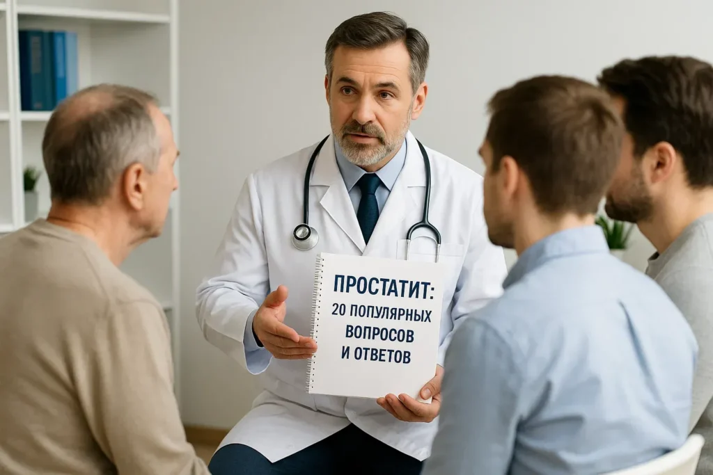 Простатит: 20 популярных вопросов и ответов