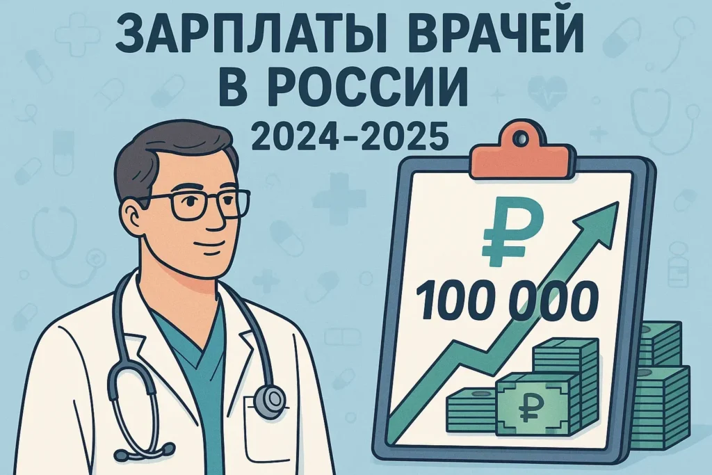 Зарплаты врачей в России 2024-2025: комплексное исследование