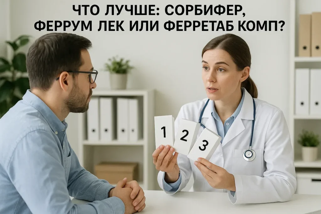 Что лучше: Сорбифер, Феррум Лек или Ферретаб по мнению гематологов Что лучше: Сорбифер, Феррум Лек или Ферретаб по мнению гематологов