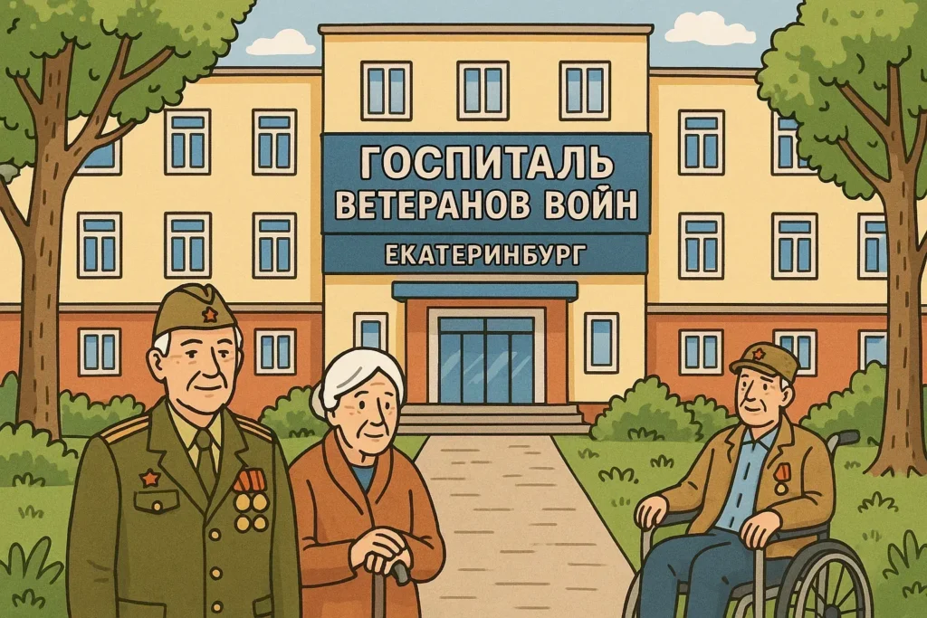 Госпиталь ветеранов войн в Екатеринбурге: от военного эвакопункта до современного центра Госпиталь ветеранов войн в Екатеринбурге: от военного эвакопункта до современного центра