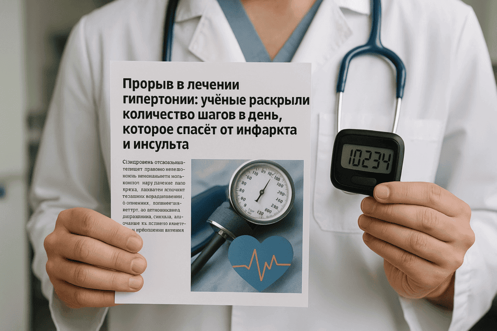 Ученые раскрыли количество шагов в день, которое спасёт от инфаркта и инсульта