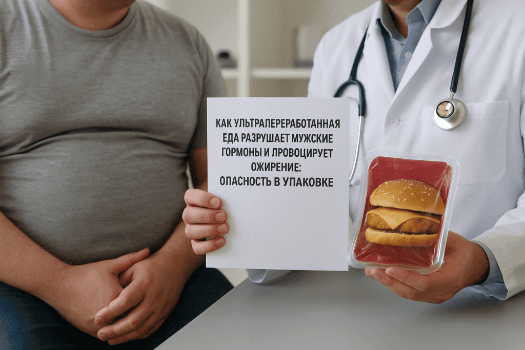 Как ультрапереработанная еда разрушает мужские гормоны и провоцирует ожирение