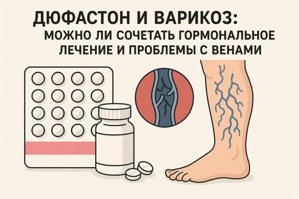 Дюфастон и варикоз: можно ли сочетать гормональное лечение и проблемы с венами