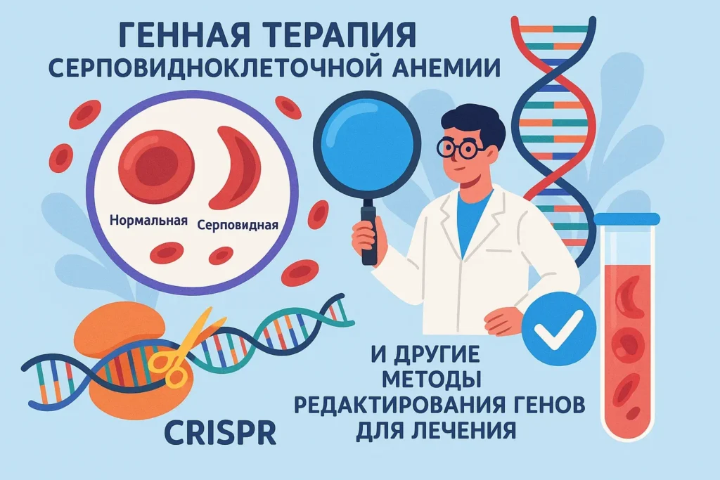 Генная терапия серповидноклеточной анемии: CRISPR и другие методы Генная терапия серповидноклеточной анемии: CRISPR и другие методы