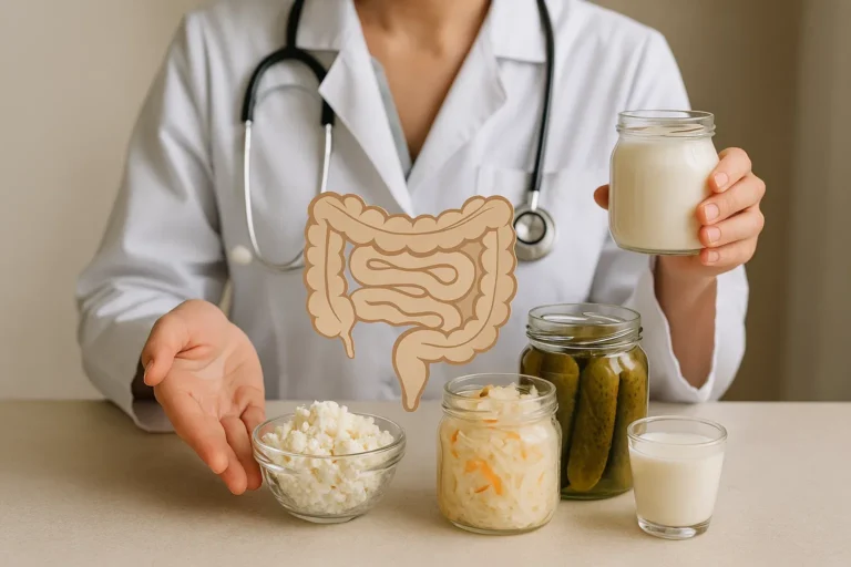 Ферментированные и пробиотические продукты для здоровья кишечника и восстановления микробиома