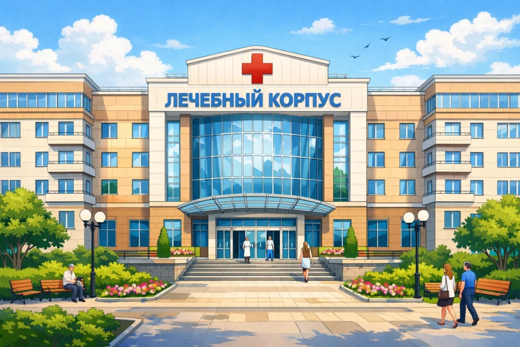 Фасад лечебного корпуса: каким он должен быть Фасад лечебного корпуса: каким он должен быть