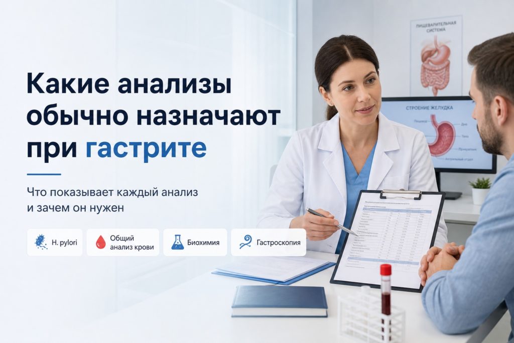 Какие анализы обычно назначают при гастрите Какие анализы обычно назначают при гастрите
