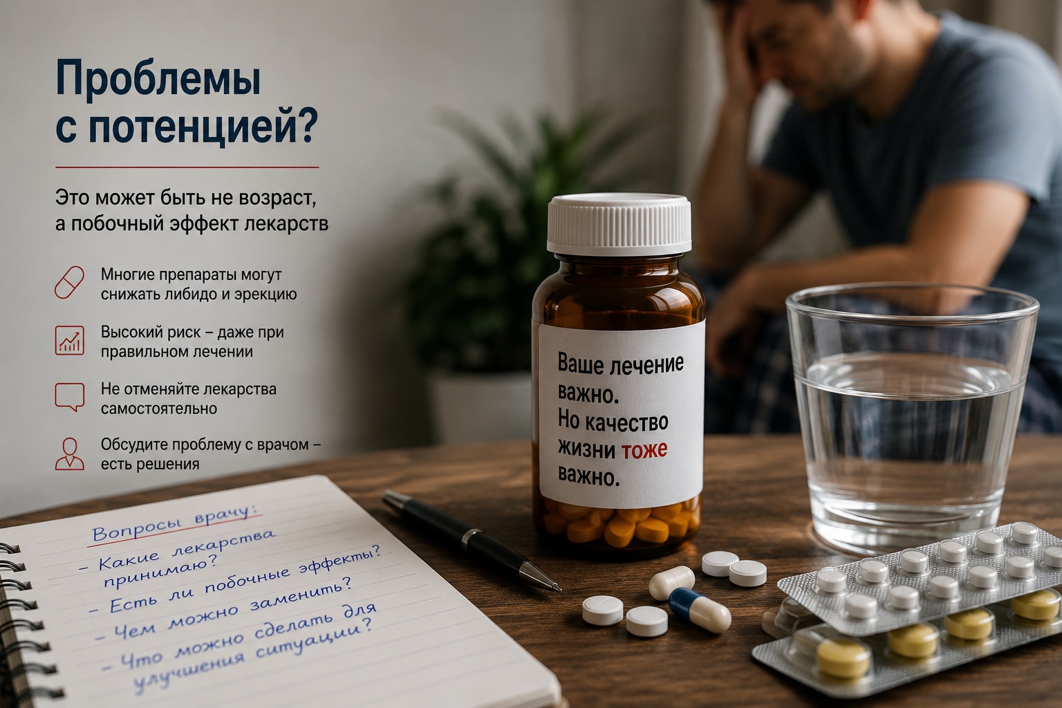 Какие лекарства снижают потенцию: что делать, советы уролога Какие лекарства снижают потенцию: что делать, советы уролога