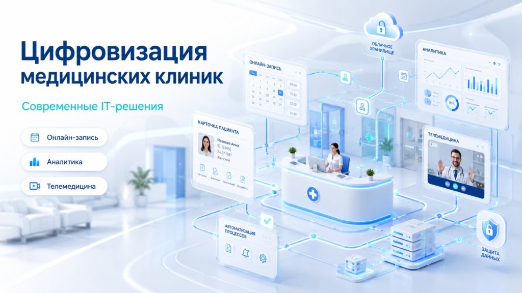 Цифровизация медицинских клиник: IT-решения для повышения эффективности