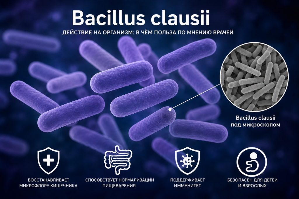Bacillus clausii: действие на организм и в чём польза по мнению нутрициологов Bacillus clausii: действие на организм и в чём польза по мнению нутрициологов