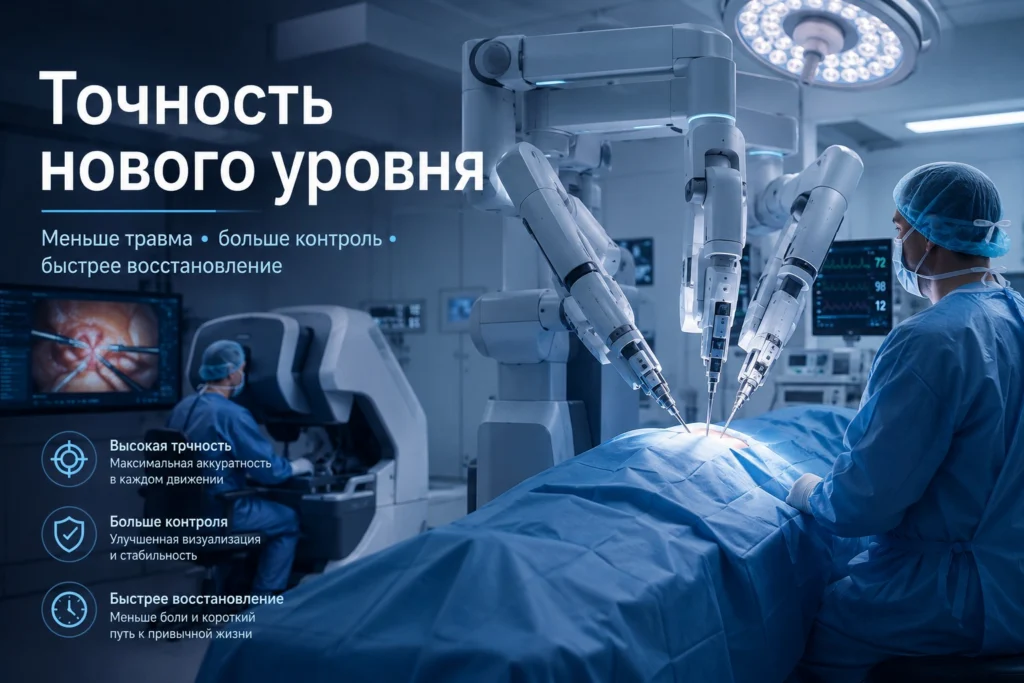 Роботизированные операции: виды, показания, результаты Роботизированные операции: виды, показания, результаты
